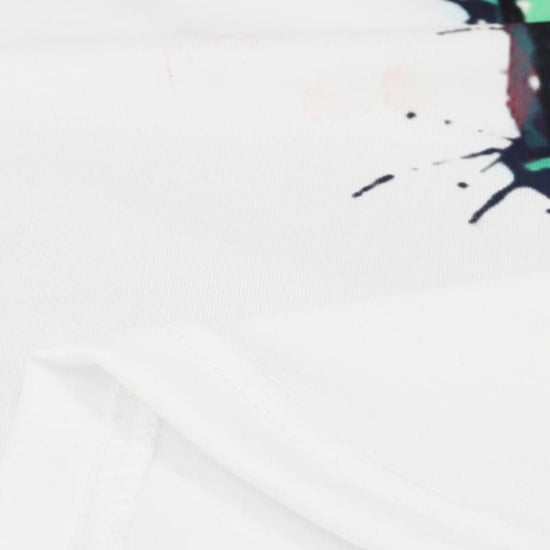Image Title Vivid Idea T-Shirt - Close-Up Fabric